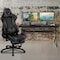Flash Furniture Black Gaming Desk-Cup Holder/Reclining Chair Set BLN-X30D1904L-GY-GG - alternate 1